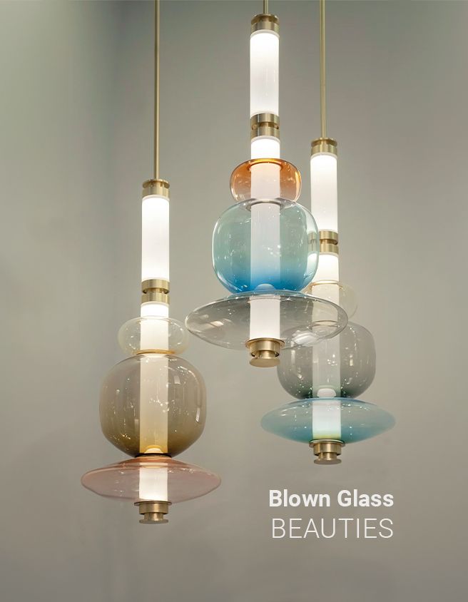 Blown Glass Pendants